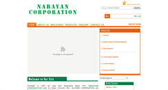 Desktop Screenshot of narayancorporation.com